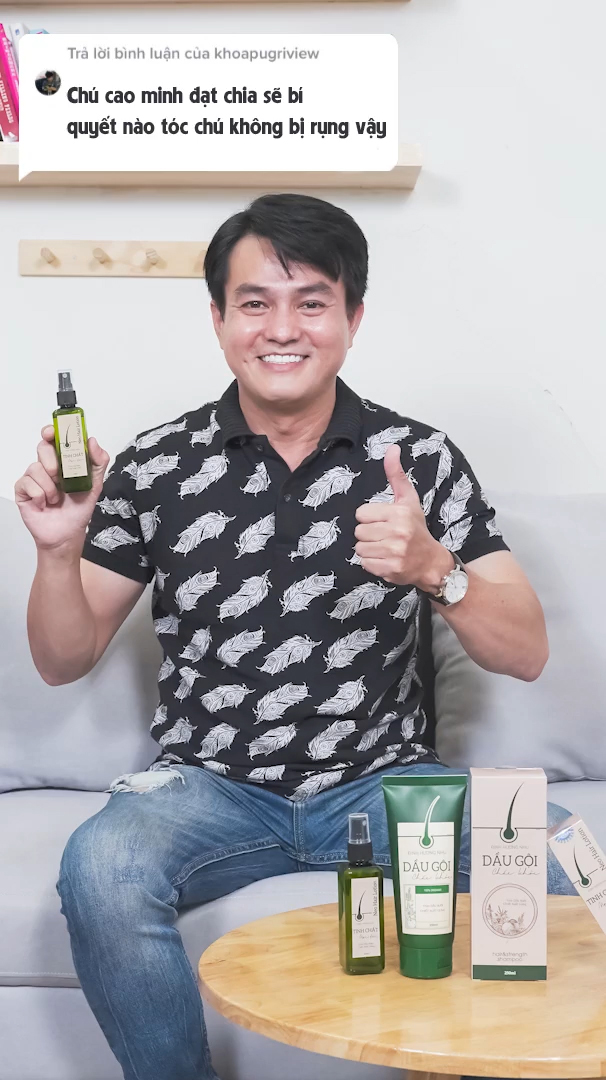 Cậu 3 sử dụng mọc tóc