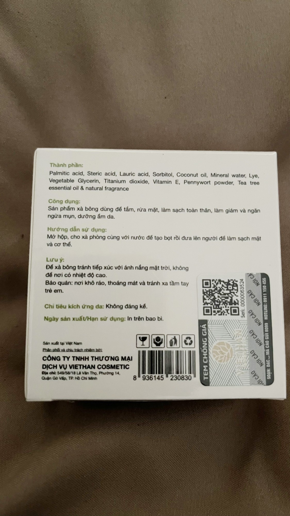 xà phòng elizavenca